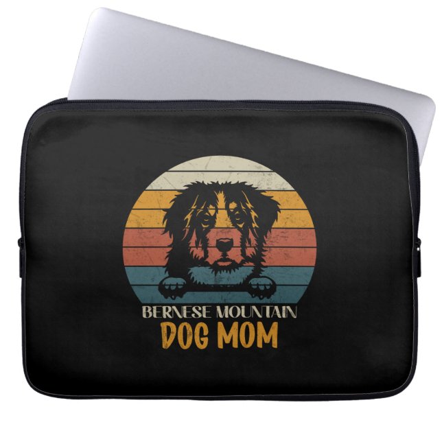 Bernese Mountain Dog Mum, Bernese dog mum Laptop Sleeve (Front)