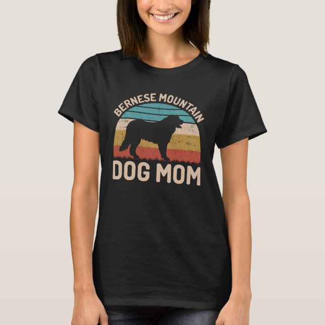 Bernese Mountain Dog Mum, Bernese Dog Mum T-Shirt (Front)