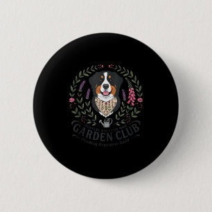 Bernese mountain dog mum garden club mothers day 6 cm round badge