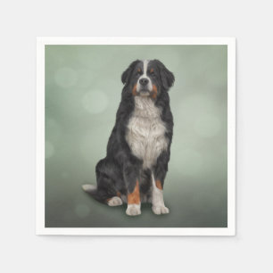 Bernese Mountain Dog Napkin
