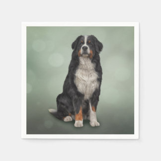 Bernese Mountain Dog Napkin