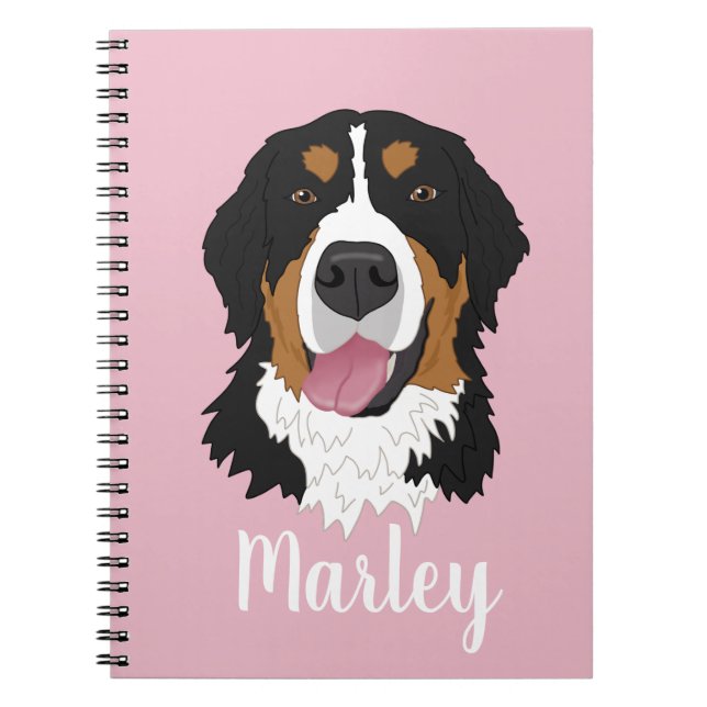 Bernese Mountain Dog  Notebook (Front)