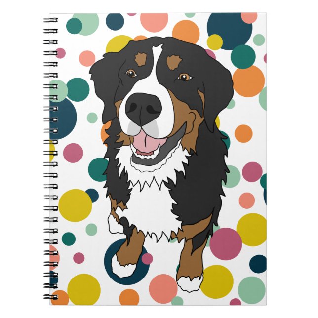 Bernese Mountain Dog Notebook (Front)