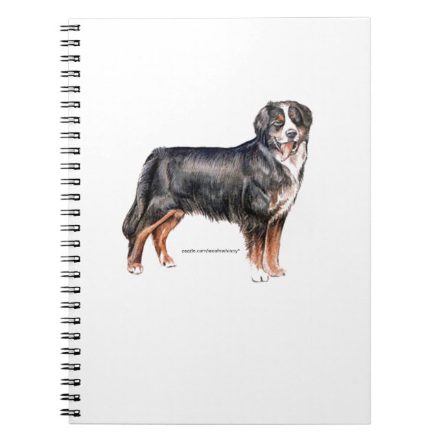 Bernese Mountain Dog Notebook (Front)