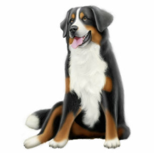 Bernese Mountain Dog Ornament Photo Sculpture Decoration