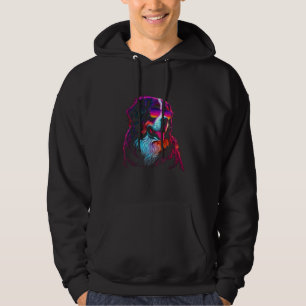 Bernese Mountain Dog owner Vaporwave Notorious DJ Hoodie