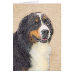 Bernese Mountain Dog Painting - Original Dog Art