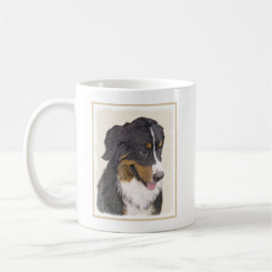 Bernese Mountain Dog Painting - Original Dog Art Coffee Mug