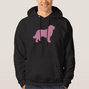 Bernese Mountain Dog (pink silhouette) Hoodie