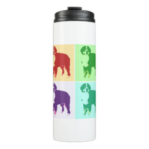 Bernese Mountain Dog Pop Art 2 Thermal Tumbler
