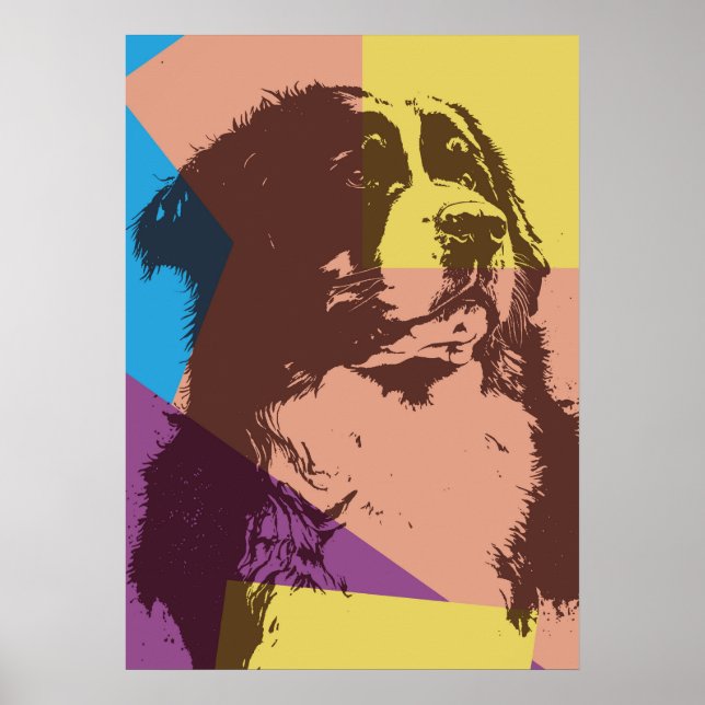 Bernese Mountain Dog  Poster (Front)