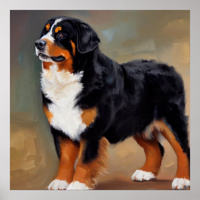 Bernese Mountain Dog Poster (Front)