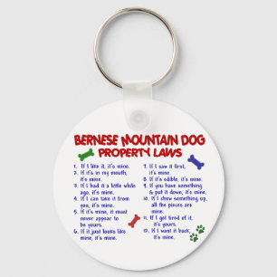 BERNESE MOUNTAIN DOG Property Laws 2 Key Ring