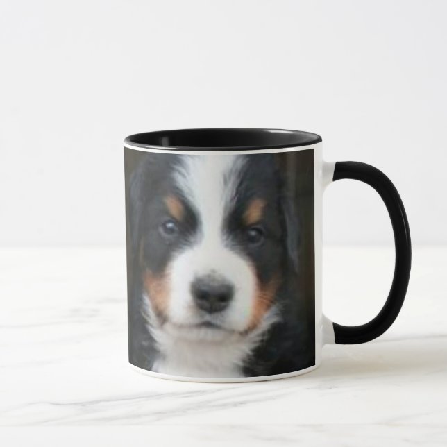 Bernese mountain dog puppies mug (Right)