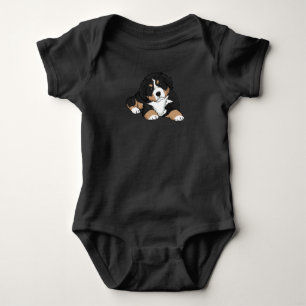 Bernese Mountain Dog Puppy Baby Bodysuit
