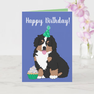 Bernese Mountain Dog Puppy Card