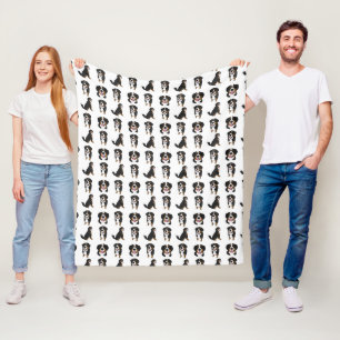 Bernese Mountain Dog Puppy Fleece Blanket