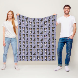 Bernese Mountain Dog Puppy  Fleece Blanket
