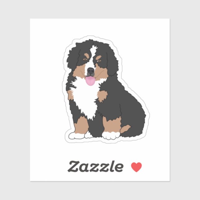 Bernese Mountain Dog Puppy Sticker (Sheet)
