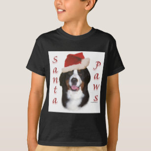 Bernese Mountain Dog Santa Paws T-Shirt