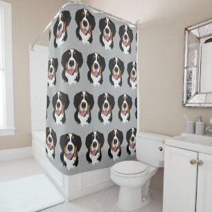Bernese Mountain Dog  Shower Curtain