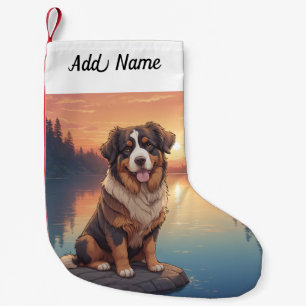 Bernese Mountain Dog Small Christmas Stocking