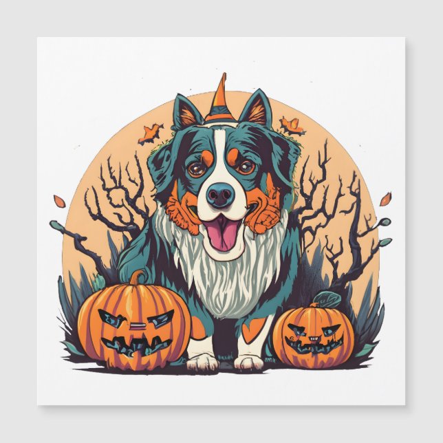 Bernese Mountain Dog Spooky Halloween (Front)
