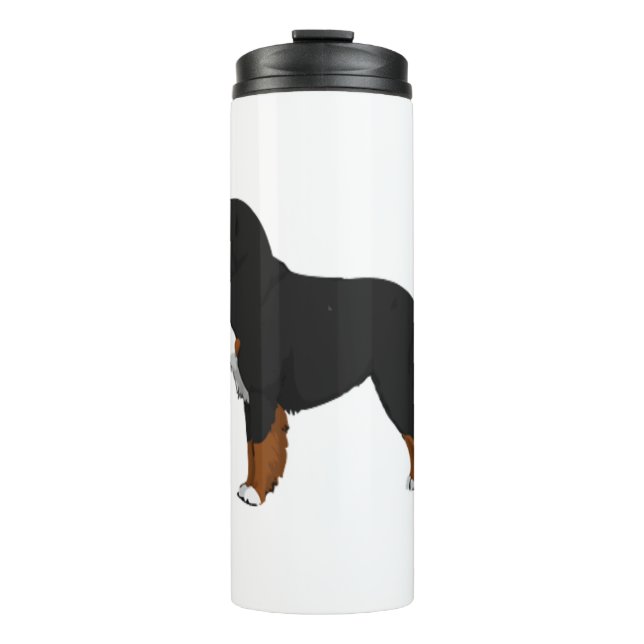 Bernese Mountain Dog  Thermal Tumbler (Front)