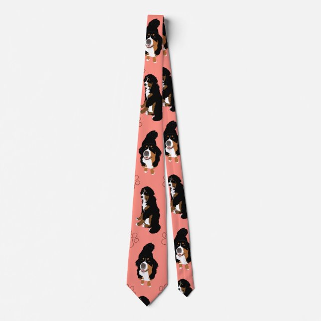 Bernese Mountain Dog Tie (Front)