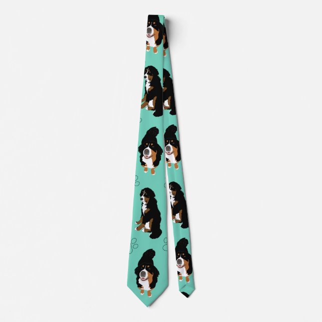 Bernese Mountain Dog Tie (Front)