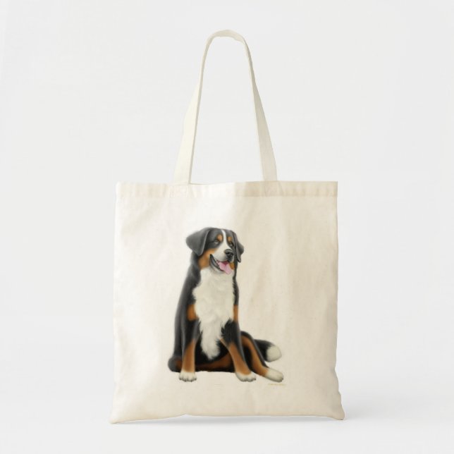 Bernese Mountain Dog Tote Bag (Front)
