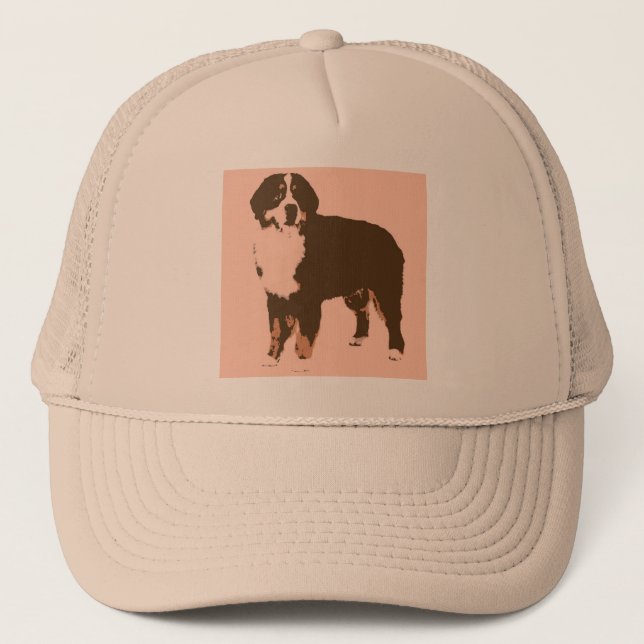 Bernese Mountain dog Trucker Hat (Front)