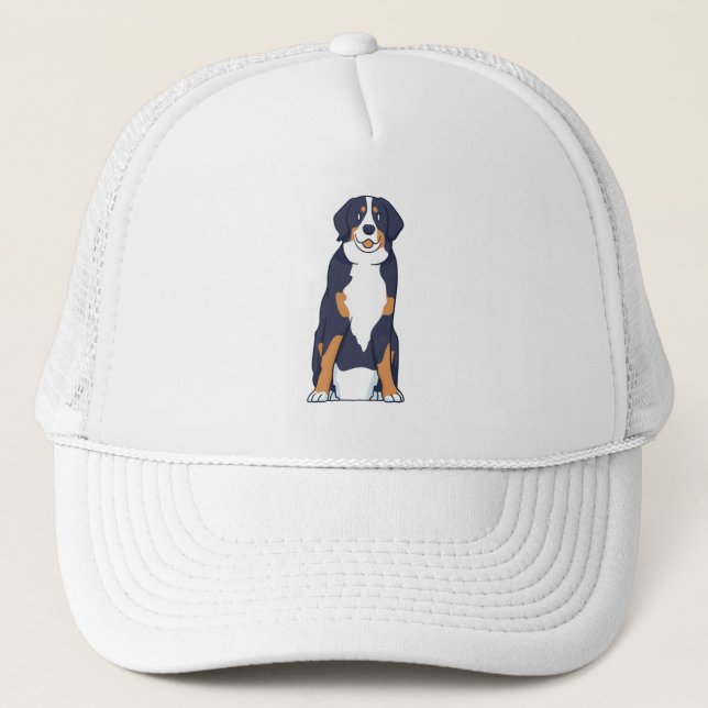 Bernese Mountain Dog Trucker Hat (Front)