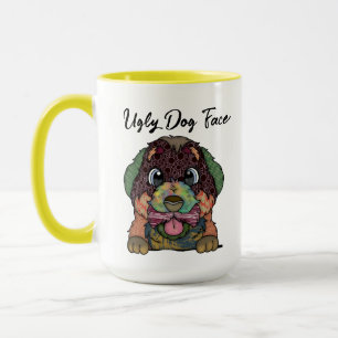 Bernese Mountain Dog ugly dog face mug