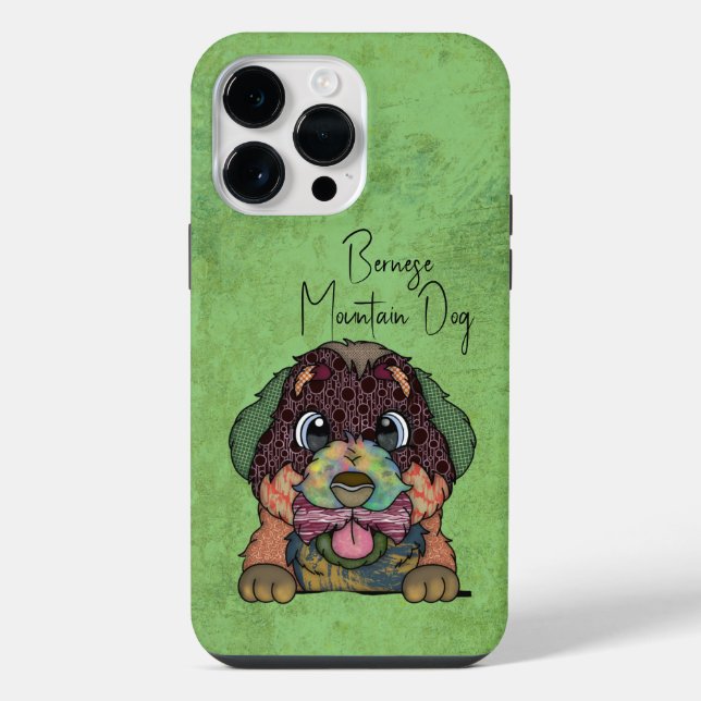 Bernese Mountain Dog Ugly Face iPhone Case (Back)