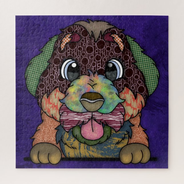 Bernese Mountain Dog ugly face Jigsaw Puzzle (Vertical)