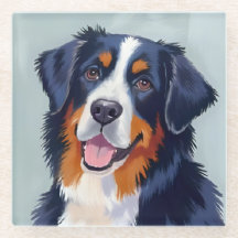 Bernese Mountain Dog | Watercolor Painting