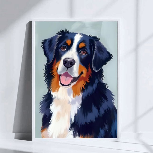 Bernese Mountain Dog | Watercolor Pet Poster (Creator Uploaded)