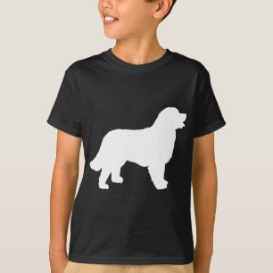 Bernese Mountain Dog (white silhouette) T-Shirt