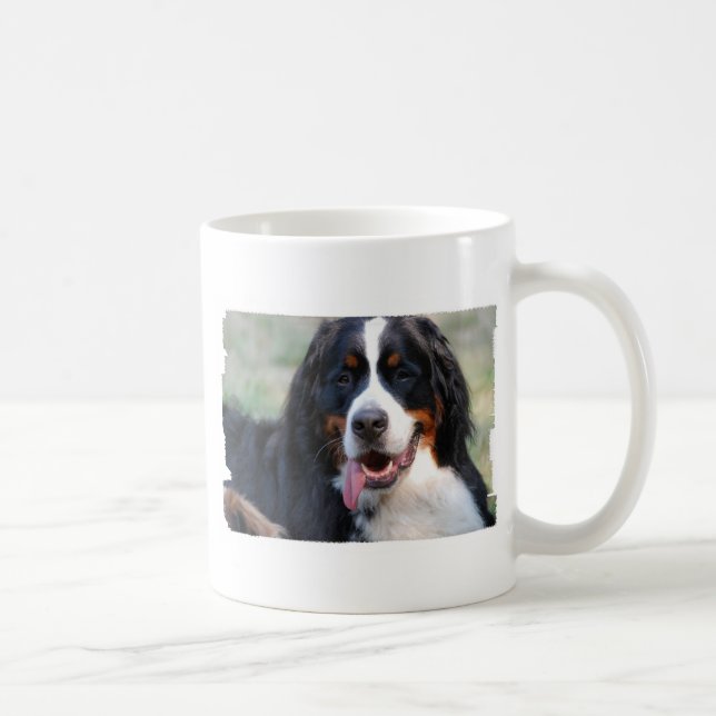 Bernese Mountain Dog with Big Tongue Coffee Mug (Right)