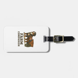 Bernese Mountain Dog Working Farm Companion Luggage Tag