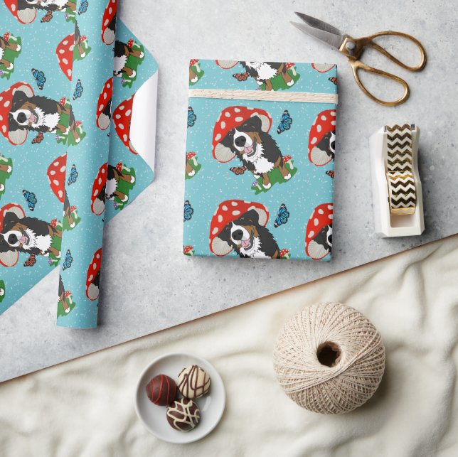 Bernese Mountain Dog Wrapping Paper (Crafts)