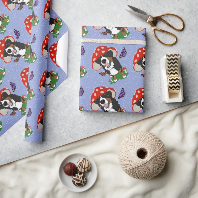 Bernese Mountain Dog Wrapping Paper (Crafts)