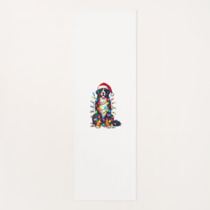 Bernese Mountain Dog x Christmas Lights Yoga Mat