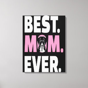 Bernese Mountain   Funny dog gifts for Mom Canvas Print