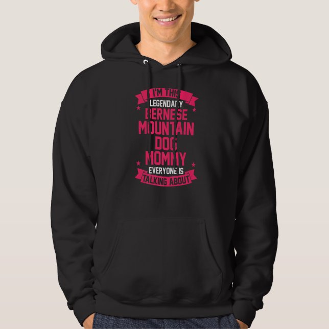 Bernese Mountain Mum Hoodie (Front)