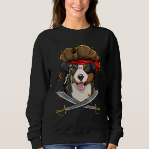 Bernese Mountain Pirate Kids Dog Pirate Pumpkin Sweatshirt
