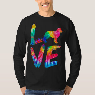 Bernese Mountain Tie Dye Love Dog Mum Dad T-Shirt