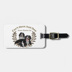 Bernese Mt. Dog Can't Have Just One Luggage Tag