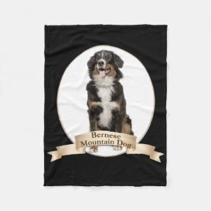 Bernese Mt. Dog Fleece Blanket